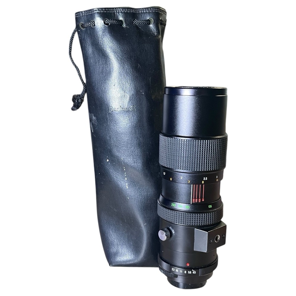 Bushnell 90-230mm f4.5 Telephoto Zoom‎ M42 Mount & Caps, Case And Tripod Ring